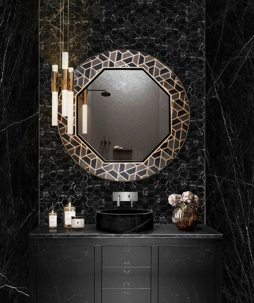 bathroom mirror