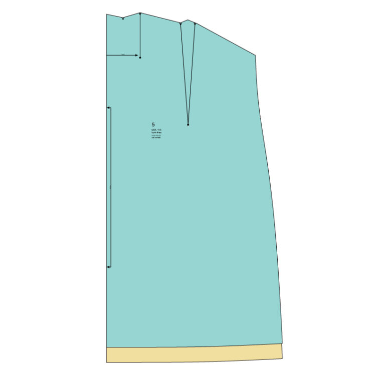 where to lengthen or shorter a sewing pattern