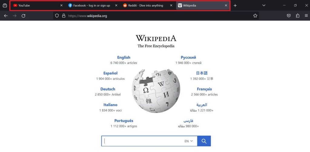close unnecessary tabs