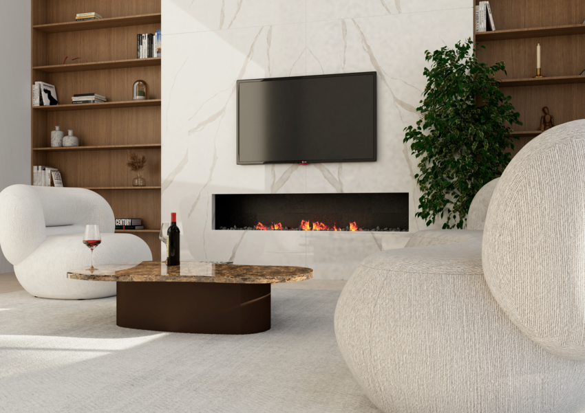 Minimalist Living Space In Partnership With Marina Blanco
