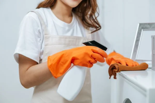 Close-Up of Cleaning Solution