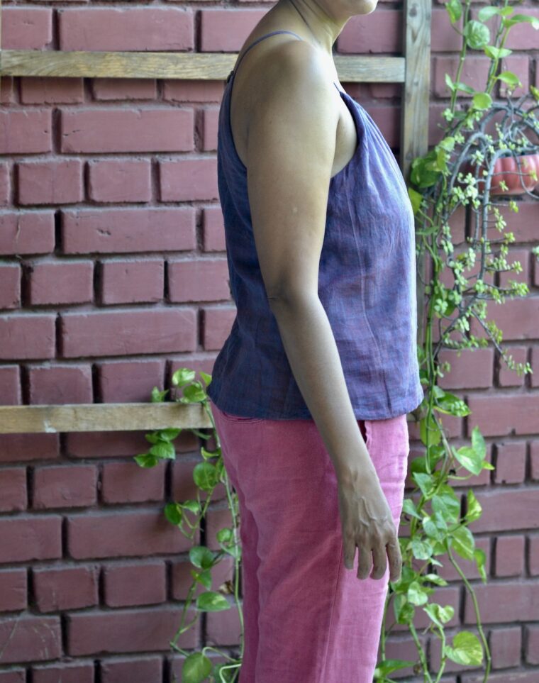 Side view of Liesl + Co Enmore Top