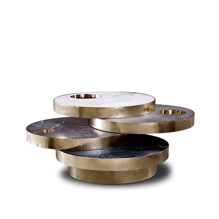Luxury Center Tables: 25 Unique Designs For Bold Living Rooms In 2021