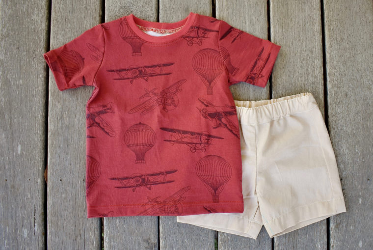 Teach kids to sew with this free shorts pattern