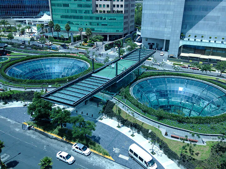 Garden Santa Fe mall in Mexico.