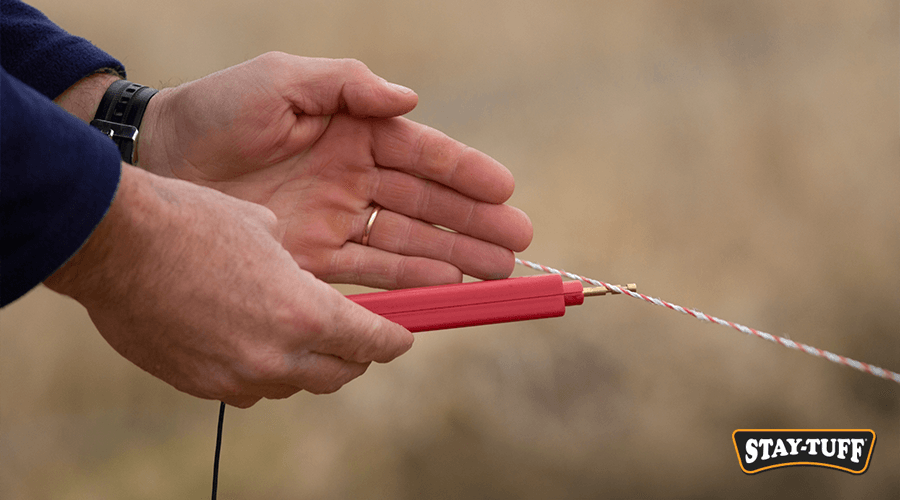 A fence voltmeter is a simple tool to test the voltage of a wire