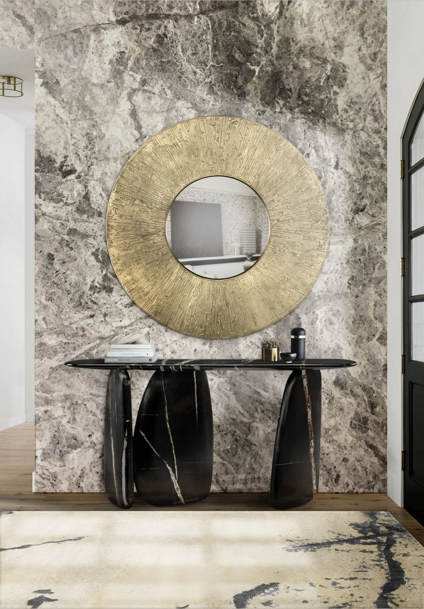 Eye-catching Modern Console Tables For a Statement Entryway