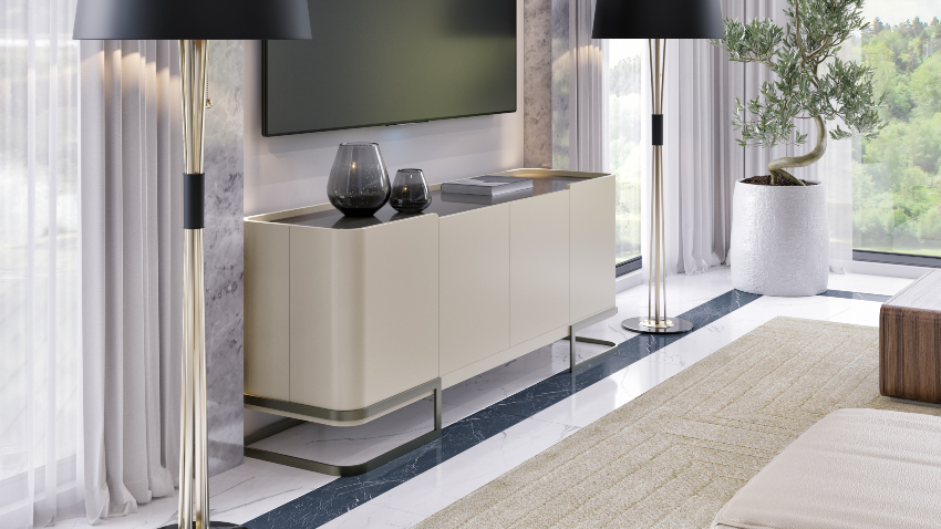 Contemporary Modern Living Room by Covet House and CGIFURNITURE