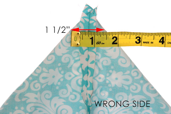 Measure the Corners of the Doll Mattress