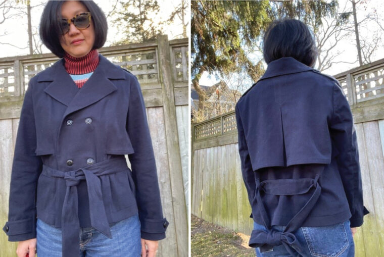 Erica's Prado Trench Coat, View B