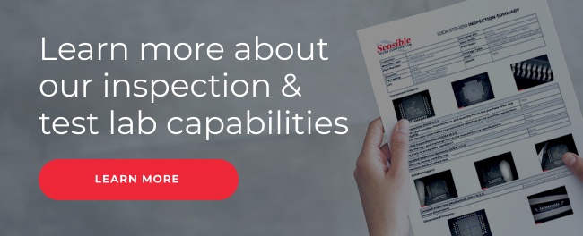 Learn more about our electronic component inspection & test lab capabilities