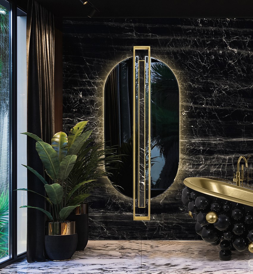 bathroom mirror