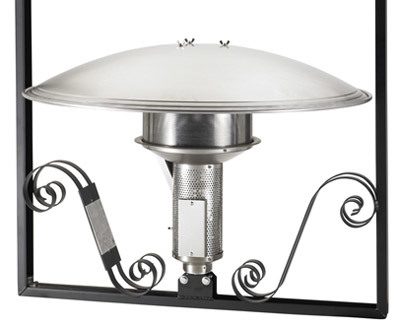 Hanging infrared patio heater