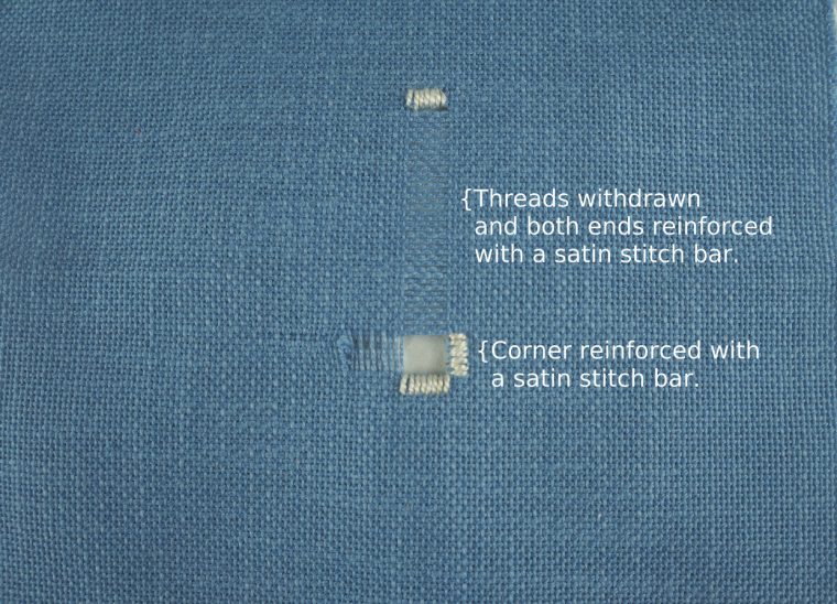 Hemstitching tutorial
