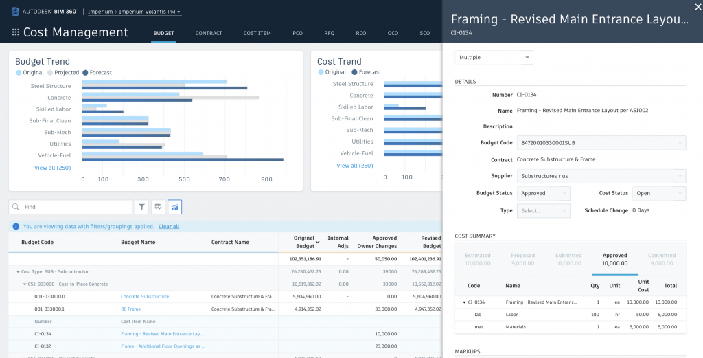 Cost Management Module
