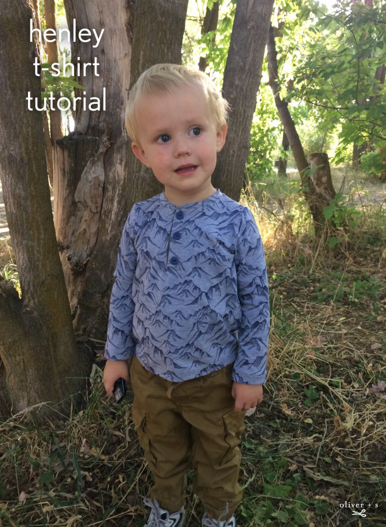 Henley t-shirt tutorial
