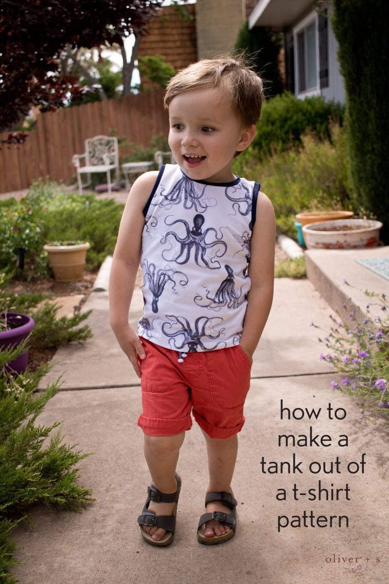 How to Make a Tank Top Out of a T-Shirt Pattern