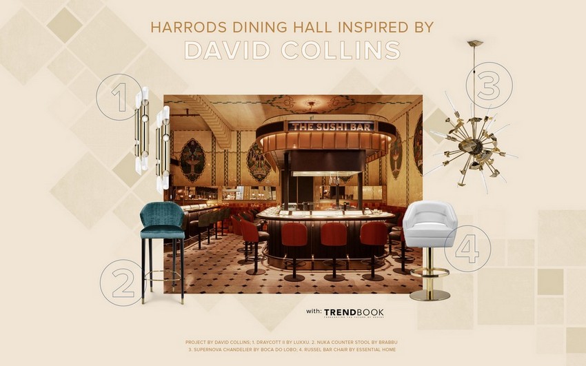 Harrods Dining Hall Inspired by David Collins Studio