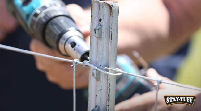 A properly positioned clip ensures your fence remains secure.