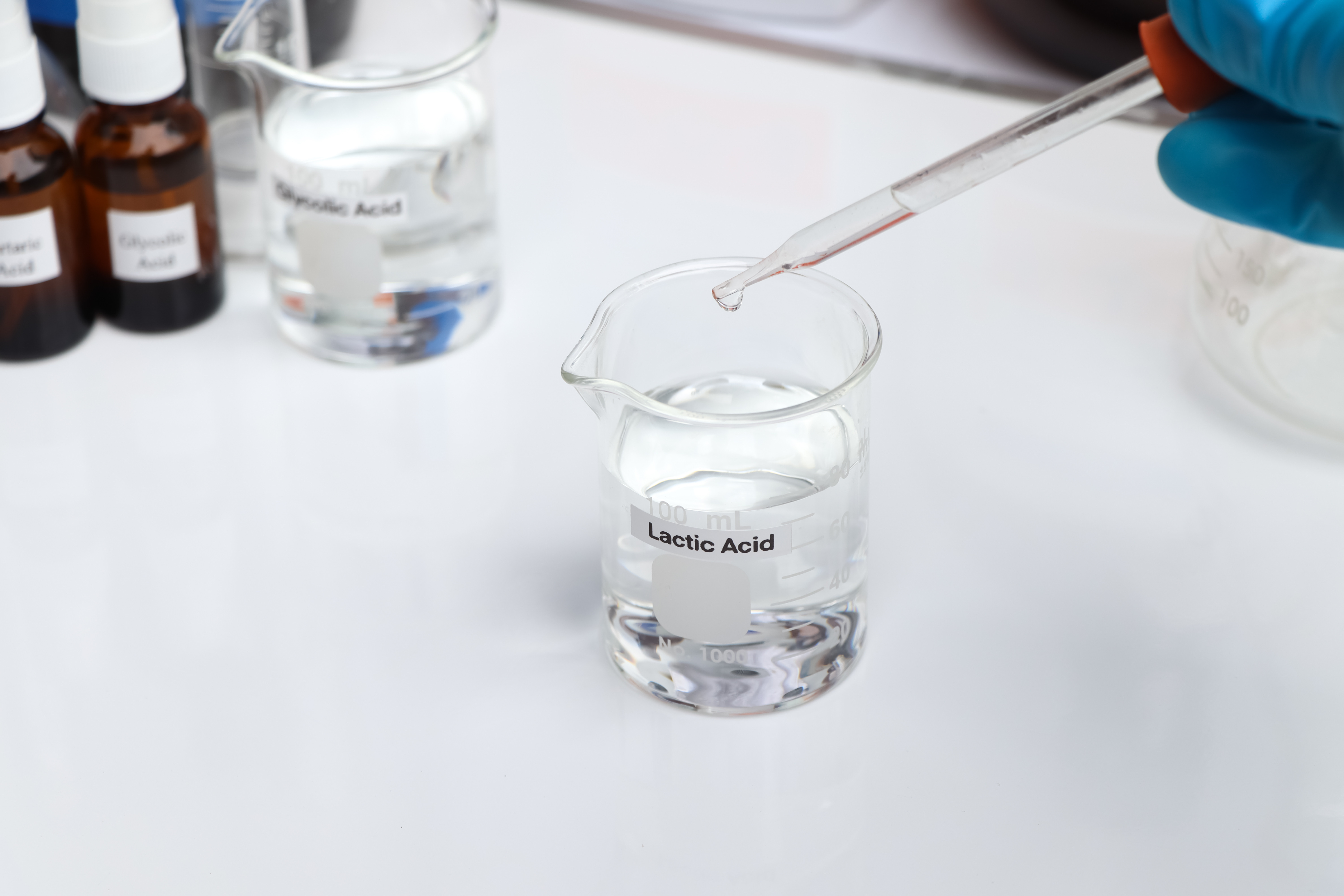 dropper above a test tube