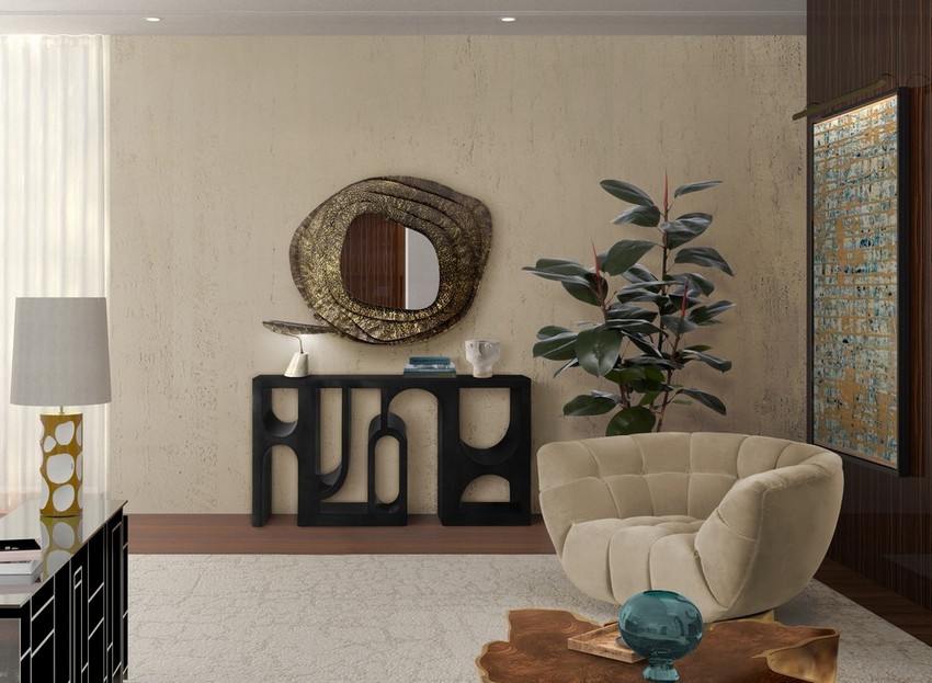 Eye-catching Modern Console Tables For a Statement Entryway