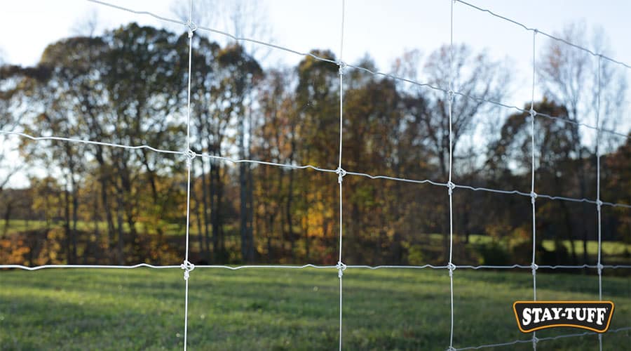 Adding a woven wire fence will help protect your assets, including different types of livestock