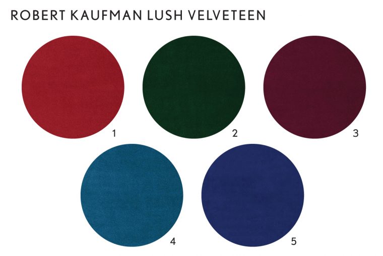Robert Kaufman lush velveteen