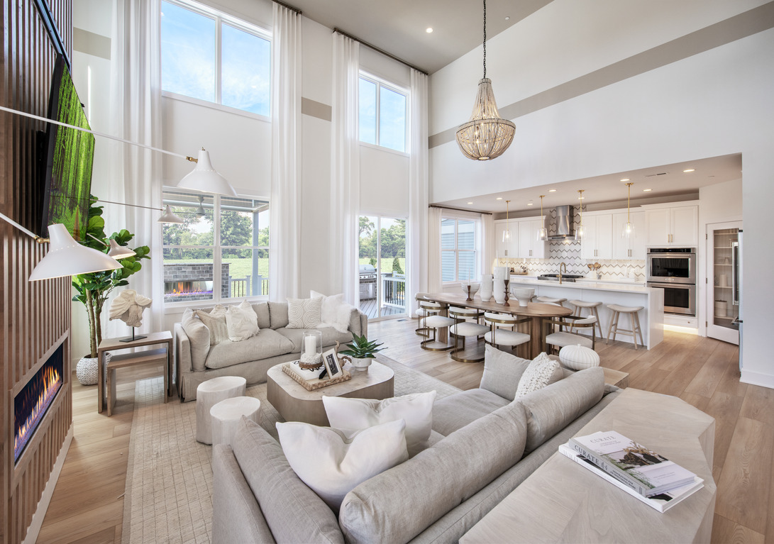 Great Room with Neutral Colors