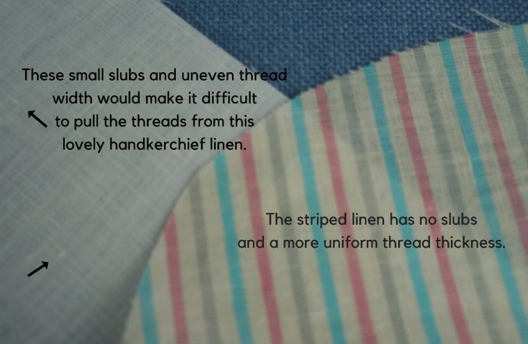 Hemstitching on the Weekend Getaway Blouse