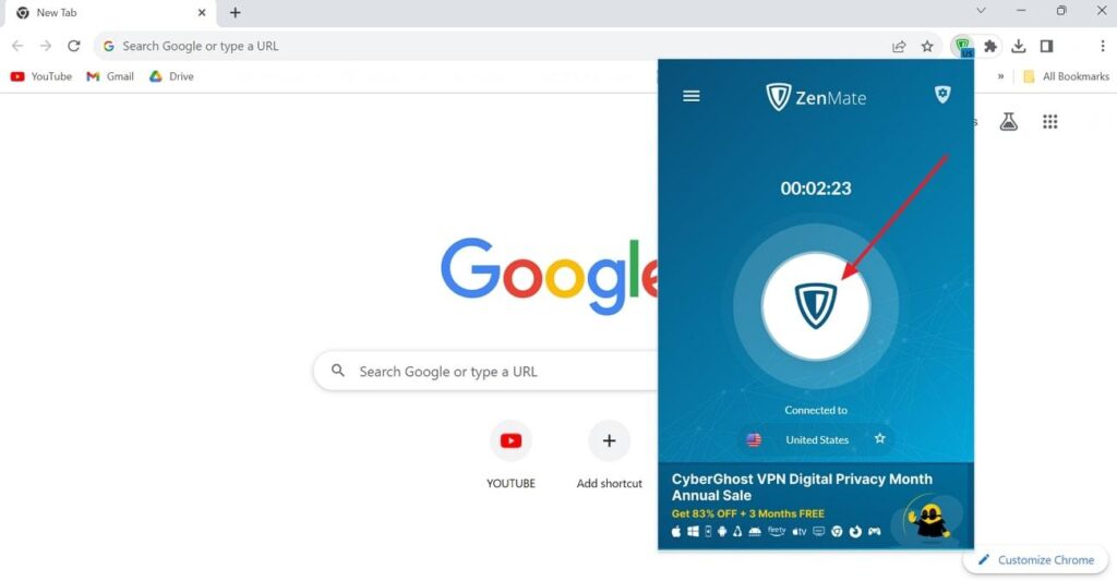 select added vpn from extensions