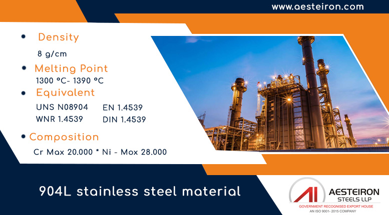 904L stainless steel material Specification