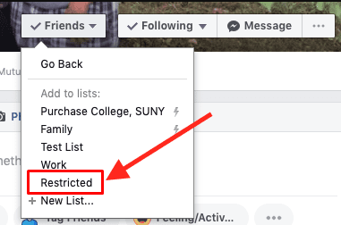 use a restricted list