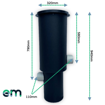 product picture of silt trap dimensions