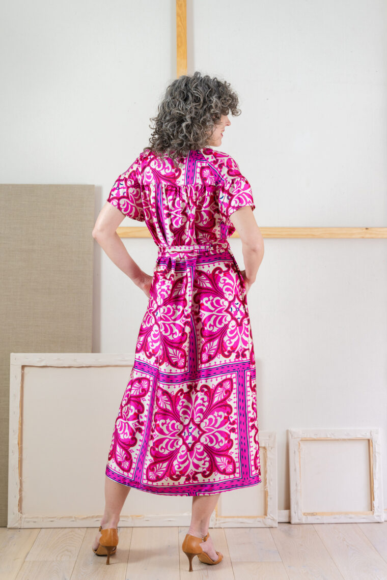 the new Liesl + Co Positano Blouse + Dress sewing pattern