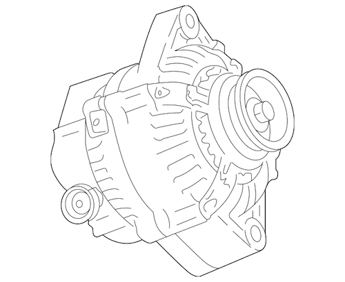 Oem alternator drawing