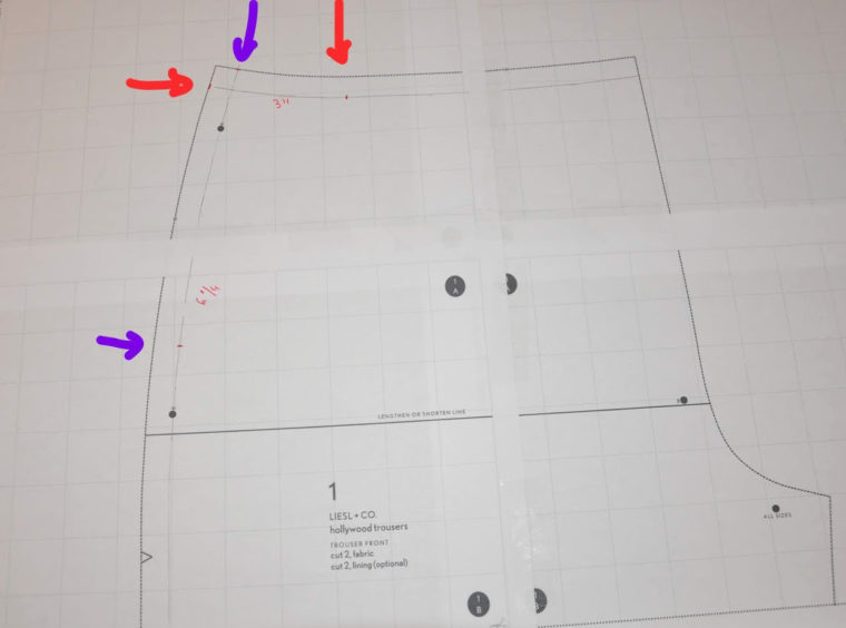 how to draft trouser pockets