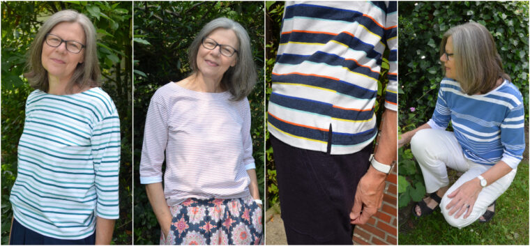 The Maritime Knit Top: versatile and chic.