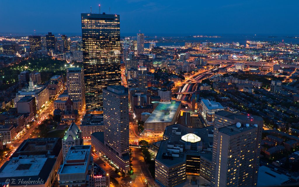Boston MA skyline