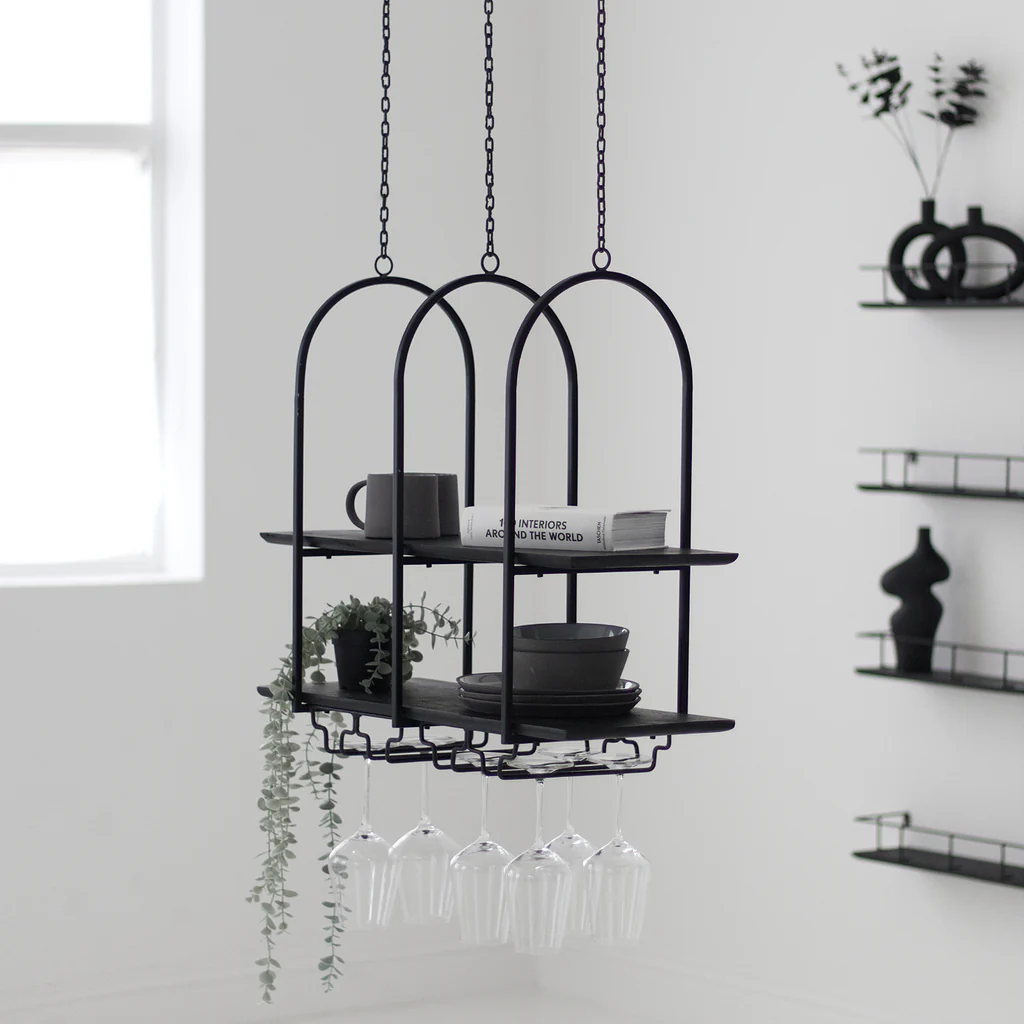 Ceiling Hanging Shelves