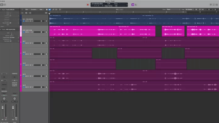 take a few tracks
