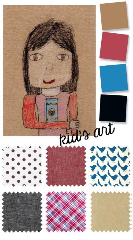 Color Palette Inspired by Kid's Art