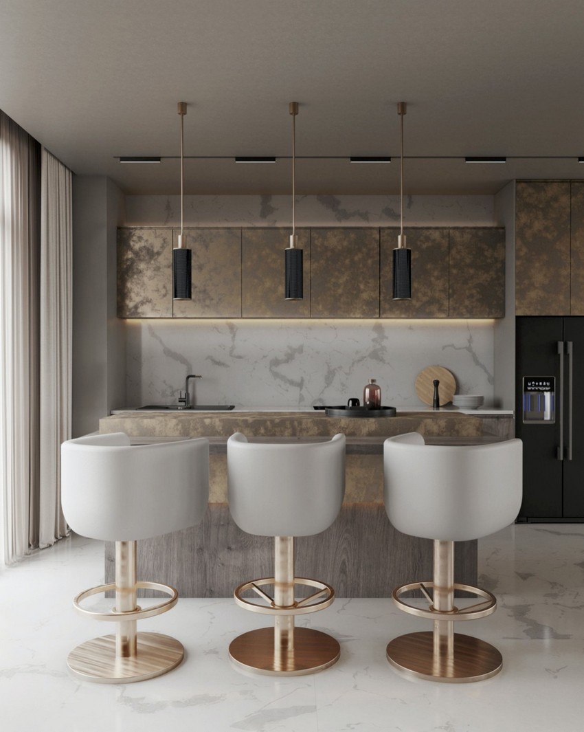 modern white kitchen