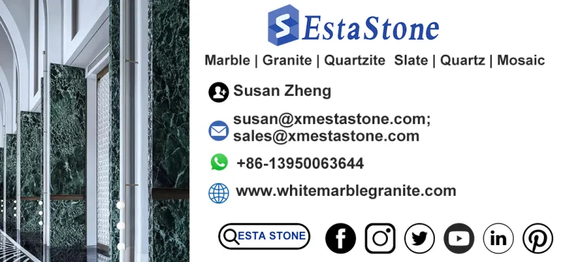 Good Prices and High Quality Thassos White Marble Slabs, Cut-to-Size Tiles, Countertops and Columns Factory-Esta Stone