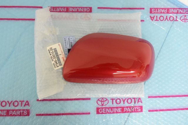 Red Toyota mirror cover