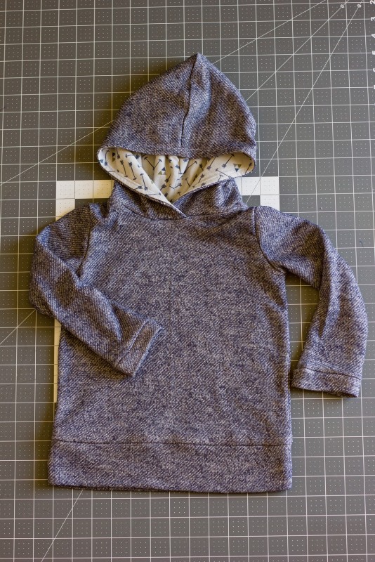 Oliver + S School Bus T-shirt with added hood