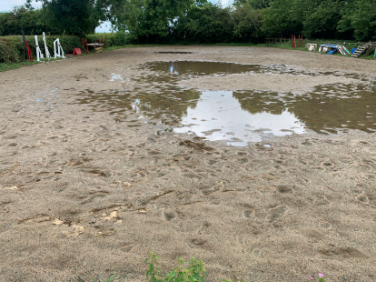 picture of horse arena surface drainage