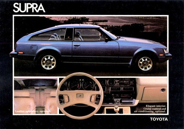 A 1980 Toyota Supra brochure scan.
