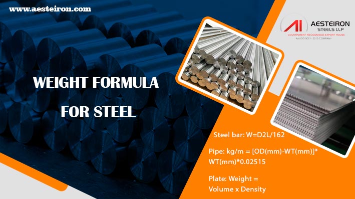 Weight formula for steel