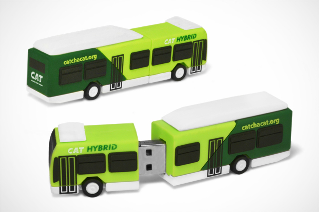 Cat Hybrid Bus Custom USB Replica Flash Drive