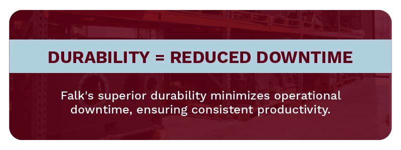 The superior efficiency of Falk gearboxes significantly reduces operational costs, leading to substantial savings.